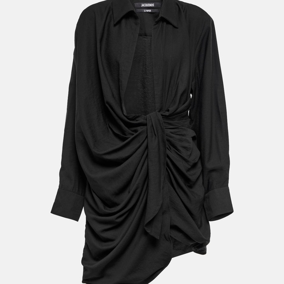 Jacquemus La Robe Bahia draped minidress - Picture 2 of 4